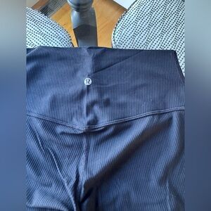Lululemon Black Ribbed Leggings